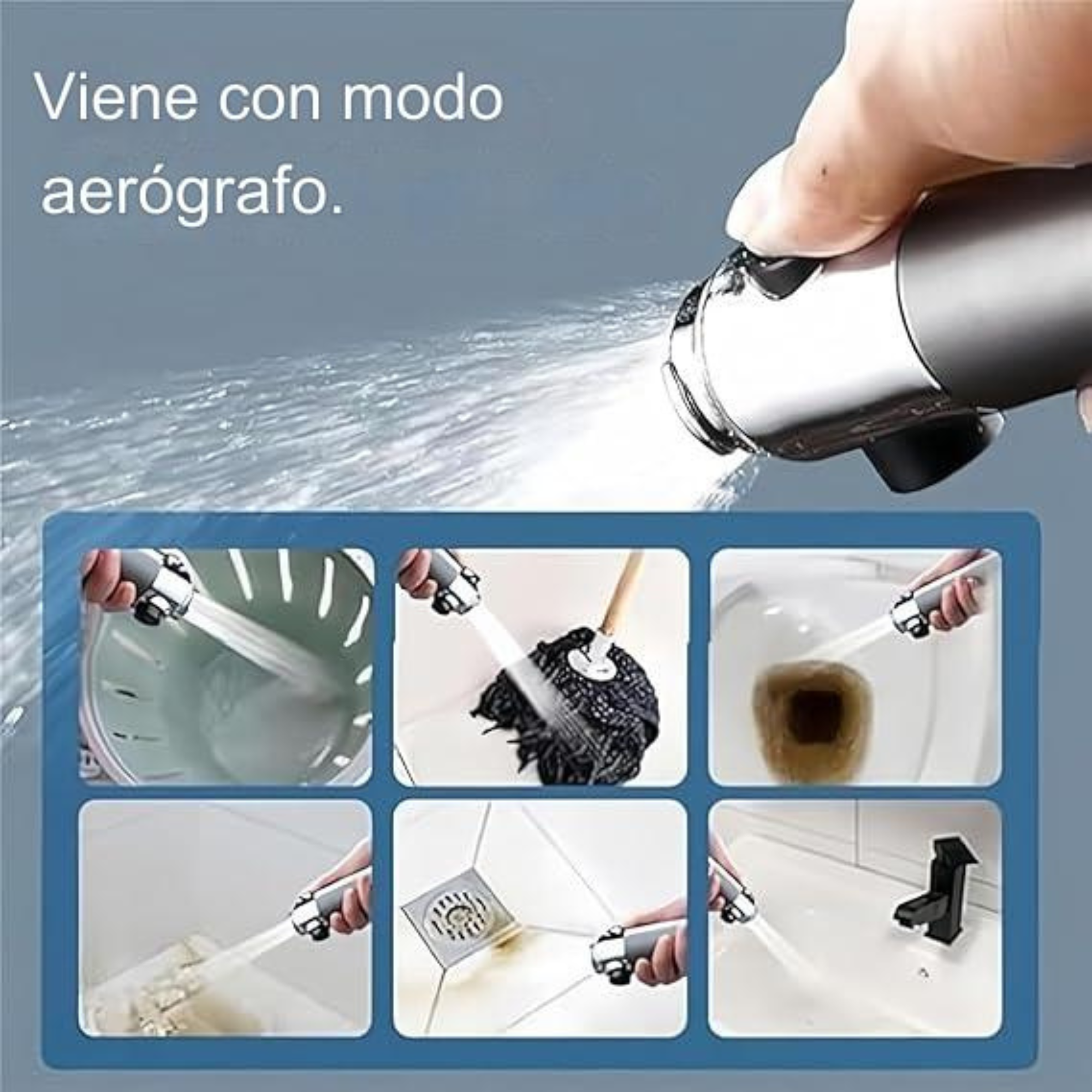 Ducha de Alta Presión con Filtro (3 Filtros ¡GRATIS!)