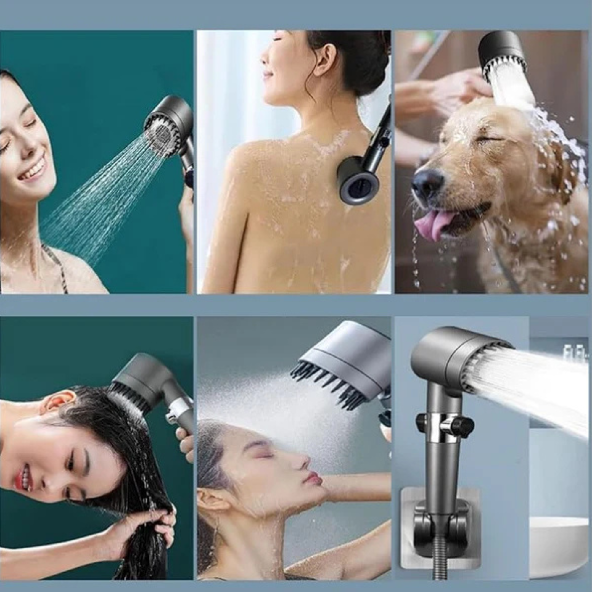 Ducha de Alta Presión con Filtro (3 Filtros ¡GRATIS!)